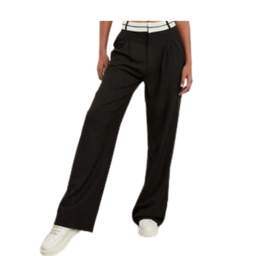 PANTALON TAILLE HAUTE JAMBE DROITE