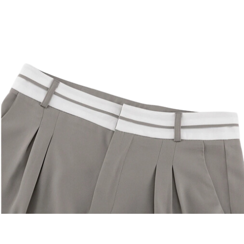 PANTALON TAILLE HAUTE JAMBE DROITE