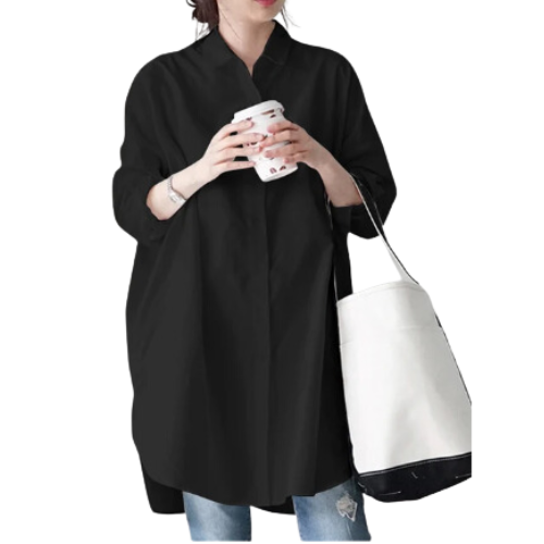 CHEMISE DÉCONTRACTÉE, TUNIQUE AMPLE