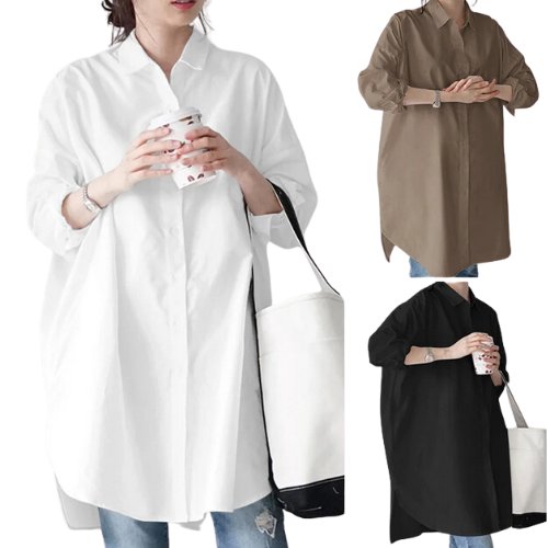 CHEMISE DÉCONTRACTÉE, TUNIQUE AMPLE
