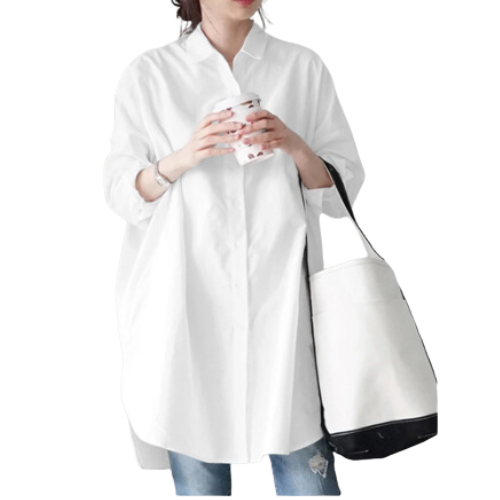 CHEMISE DÉCONTRACTÉE, TUNIQUE AMPLE