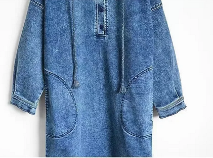 ROBE EN DENIM AMPLE