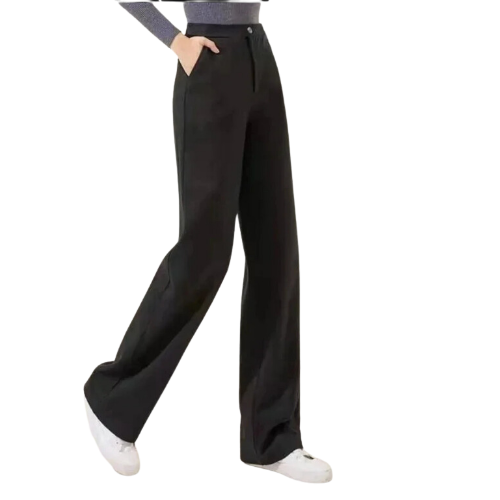 PANTALON À CHEVRONS EN LAINE