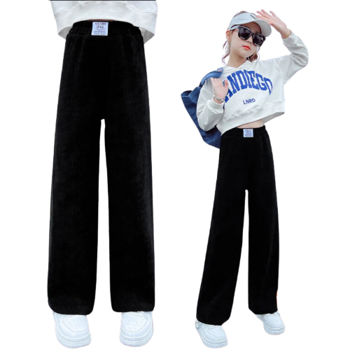 PANTALON À JAMBES LARGES