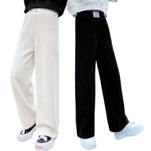PANTALON À JAMBES LARGES
