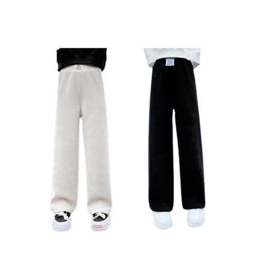 PANTALON À JAMBES LARGES