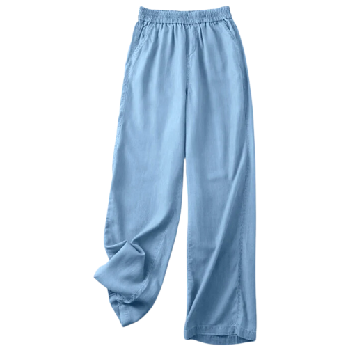 PANTALON CLASSIQUE À JAMBE LARGE
