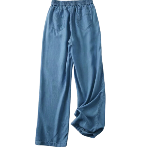 PANTALON CLASSIQUE À JAMBE LARGE
