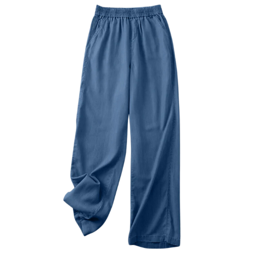 PANTALON CLASSIQUE À JAMBE LARGE