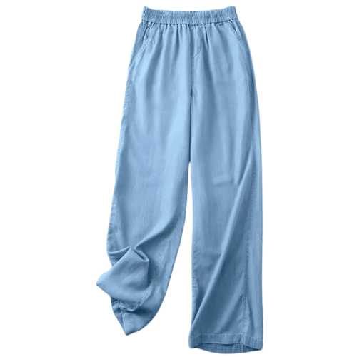 PANTALON CLASSIQUE À JAMBE LARGE