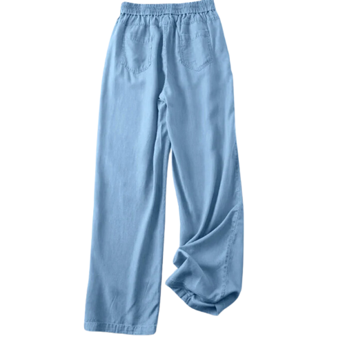 PANTALON CLASSIQUE À JAMBE LARGE