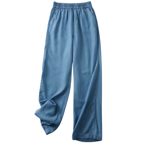 PANTALON CLASSIQUE À JAMBE LARGE
