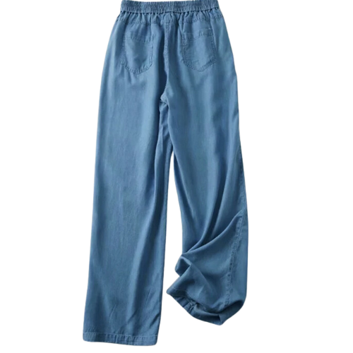 PANTALON CLASSIQUE À JAMBE LARGE