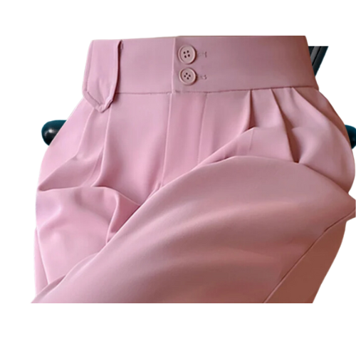 PANTALON DROIT AVEC CEINTURE À NOUER