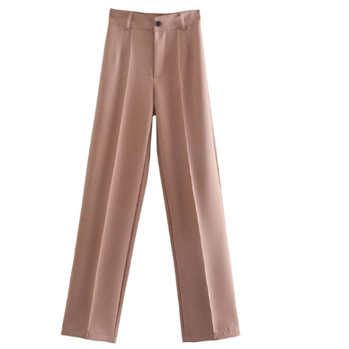 PANTALON DROIT TAILLE HAUTE