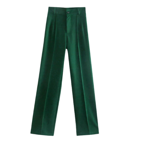 PANTALON DROIT TAILLE HAUTE