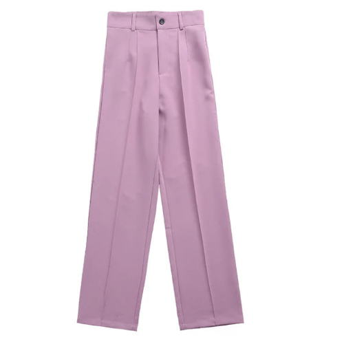 PANTALON DROIT TAILLE HAUTE