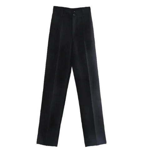 PANTALON DROIT TAILLE HAUTE