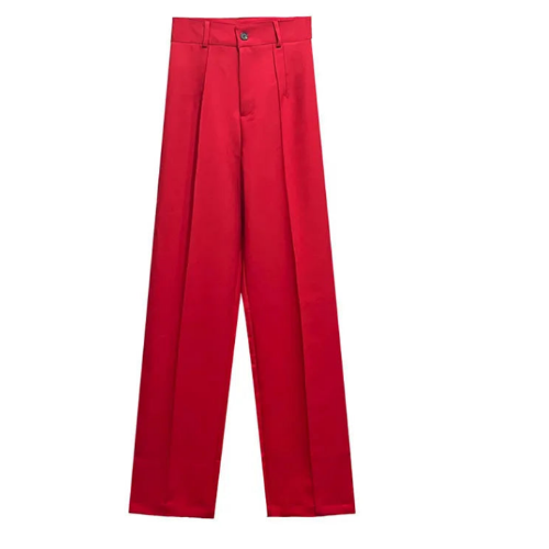 PANTALON DROIT TAILLE HAUTE