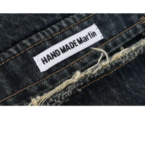 PANTALON JEAN LARGE TAILLE HAUTE