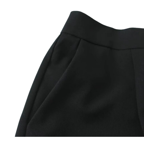 PANTALON LARGE À TAILLE DOUBLE